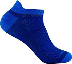 Wrightsock Profi Sportsocke Sneakers Low Tab - anti-blasen - Farbe royale blau, Gr. M von Wrightsock