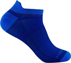 Wrightsock Profi Sportsocke Sneakers Low Tab - anti-blasen - Farbe royale blau, Gr. S von Wrightsock