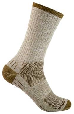 Wrightsock Wandersocke Dicke Ausführung -anti-blasen-system- lange Socke in braun grau, Gr. S von Wrightsock