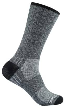 Wrightsock Wandersocke Dicke Ausführung -anti-blasen-system- lange Socke in grau schwarz, Gr. XL von Wrightsock