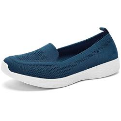 Wryweir Frauen Laufschuhe Turnschuhe Sportschuhe Sneakers Halbschuhe Loafers Slippers leicht atmungsaktive Workout Bequem Mesh Wandern,42 EU Blau von Wryweir