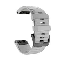 Wscebck 22 26mm Silikonarmbandband für Coros Vertix 2. Smart Watch Schnell einfach Fit Armband Gürtel Armband (Band Color : Gray, Band Width : 22mm) von Wscebck