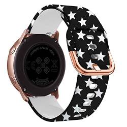 Wtukmo 20 mm bedrucktes Smartwatch-Armband für Garmin Vivoactive 3 Venu 2 SQ Venu 2 Plus Forerunner 645, 245 mm, Silikonarmband, Correa, 20mm Width, Achat von Wtukmo