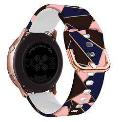 Wtukmo 20 mm bedrucktes Smartwatch-Armband für Garmin Vivoactive 3 Venu 2 SQ Venu 2 Plus Forerunner 645, 245 mm, Silikonarmband, Correa, For Forerunner 55 158, Achat von Wtukmo