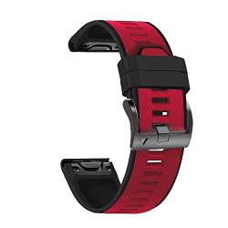 Wtukmo 22 x 26 mm Silikon-Smartwatch-Armband für Garmin Fenix 6X 6 Pro 5X 5 Plus 3HR 935 D2 MK2, Schnellverschluss-Armband, Zubehör, 26mm Fenix 6X 6XPro, Achat von Wtukmo