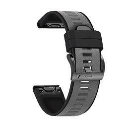 Wtukmo 22 x 26 mm Silikon-Smartwatch-Armband für Garmin Fenix 6X 6 Pro 5X 5 Plus 3HR 935 D2 MK2, Schnellverschluss-Armband, Zubehör, Approach S60 S62, Achat von Wtukmo