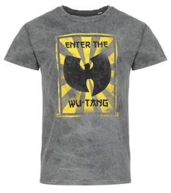 Wu-Tang Clan Enter Männer T-Shirt grau M 100% Baumwolle Band-Merch, Bands von Wu-Tang Clan