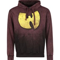 Wu-Tang Clan Kapuzenpullover - Logo - S bis XXL - für Männer - Größe S - dunkelrot  - Lizenziertes Merchandise! von Wu-Tang Clan