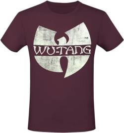 Wu-Tang Clan Logo Männer T-Shirt rot M 100% Baumwolle Band-Merch, Bands, Urban Fashion von Wu-Tang Clan