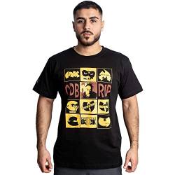 Wu Wear - All Members T-Shirt, Urban Streetwear Fashion, Rundhals-Ausschnitt, angenehmer Komfort, kurzes Oberteil, Hip Hop, Herren, 3XL von Wu Wear