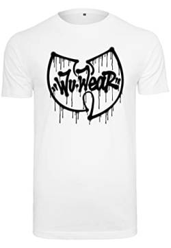 Wu-Wear Herren WU054-Wu Wear Dripping Logo Tee T-Shirt, White, XXL von Wu Wear
