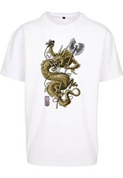 Wu-Wear Herren WU056-Wu Wear Dragon Tee T-Shirt, White, L von Wu Wear