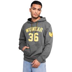 Wu Wear - Wu 36 Block Hoodie, Urban Streetwear Fashion Pullover, mit Kapuze, Hip Hop, Herren Kapuzenpullover, XXL von Wu Wear