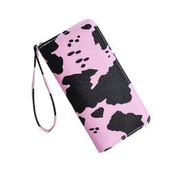 PU Cow Pattern Handheld Wallet PU Leather Wallet Perfect for Shopping and Social Gatherings Traveling von WuLi77
