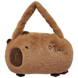 Cartoon Plüsch Handtasche Kawaii Capybara Umhängetasche Mode Große Kapazität Umhängetasche Geldbörse Mit Reißverschluss Für Frauen Mädchen von Wudaizhi