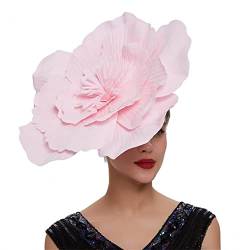 Große Blumenhaarband Bogenhut Kopfschmuck Braut Make -up Abschlussball Fotofotografie Haarzubehör Accessoires von Wudaizhi