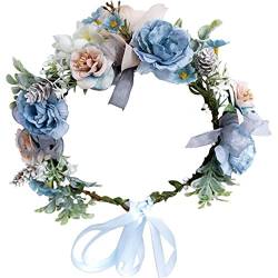 Modische Blumenkrone Haarrebe Ornament Braut-Blumenkranz Kopfschmuck Wunderschöne Hochzeits-Haaraccessoires von Wudaizhi