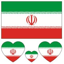 Nationalflagge Temporäre Tätowierung Gesicht Arm Kunst Fake Tattoo Weltfußballspiel Iran Flagge Temporäre Tattoos Für Erwachsene von Wudaizhi