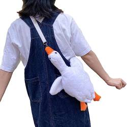 Plüsch Duck Umhängetasche Süße Gefüllte Ente Crossbody Taschen Cartoon Messenger -tasche Für Mädchen Frauen von Wudaizhi