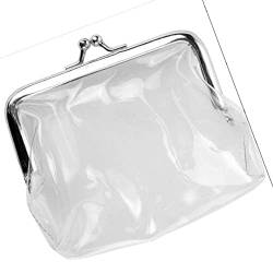 Transparente einfache Eisenzangen-Tasche für kleine Gegenstände, Münztasche, multifunktionale Lippenstifttaschen, tragbare Münztaschen von Wudaizhi