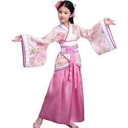 Wudaizhi Kinder Hanfu Kleid Traditionelle Chinesische Tanzkostüm Alte Bühnen Performance Kostüm Elegantes Prinzessin Kleid von Wudaizhi