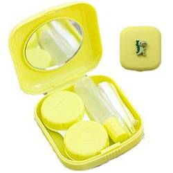 Wudaizhi Kontaktlinsenkoffer Frauen Tragbare Niedliche Kontaktlinsen Box Eyes Care Kit Lagerbehälter Mit Spiegel Für Heimreise von Wudaizhi