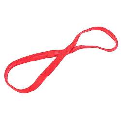 Wudida Sport-Haarband, schlankes Stirnband, rutschfest, elastisch, Haarschmuck für Leichtathletik, Workout, Feuchtigkeit, 1 Stück, Rot von Wudida