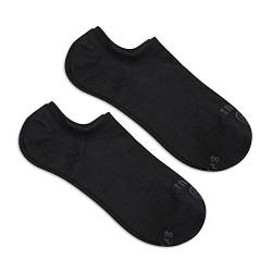 Wundersocks 2 Paar Füßlinge, Söckchen Damen, Sneakersocken Herren [Made in Italy] Premium Merino Wolle, gegen Schweissfüsse, antibakteriell, (NoShow - 2-Pack) von Wundersocks