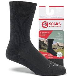 Wundersocks Alp (38/41, Schwarz) von Wundersocks