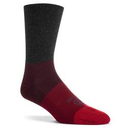 Wundersocks Merino Lifestyle Socken, ohne Gummibund, Alltag, Freizeit, Damen & Herren, gegen Schweißfüße, Sportsocken, Made in Italy (38-41, Rot) von Wundersocks