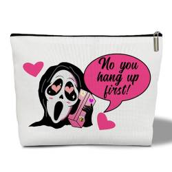 WwongxianB Make-up-Tasche für Damen, zum Valentinstag, kein Aufhängen von Make-up-Taschen, Geschenk für Schreifilme, Kulturbeutel, Reise-Organizer für Ehefrau, Freundin, Freund, Paare, Brautpaare, von WwongxianB