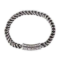 Silber Armband Junge, Dad Armband Minimalistischer Stil Rostfreier Stahl Wunderschöne Geschenkidee für Männer von Wycian