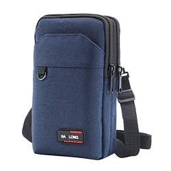 # Männer Frauen Eine Schulter Multifunktions Freizeit Outdoor Sport Reisen Laufen Handytasche Neue wasserdichte Packs, blau, Einheitsgröße, Tote Rucksäcke von Wzxhew