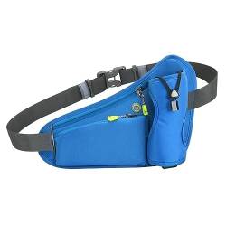 # Sport-Trinkgürteltasche, Laufgürtel, Hüfttasche mit Wasserflaschenhalter für Männer und Frauen, Laufen, Radfahren, Wandern, Wal#127 (Blau, Einheitsgröße) von Wzxhew