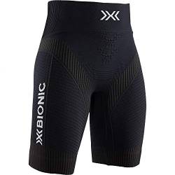 X-Bionic Damen Effektor 4.0 Shorts, B064 Black/Grey/Yellow, M EU von X-Bionic