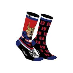 My Hero Academia Herrensocken, Baumwolle, 1 Paar Socken, Schwarz , 43-46 von [ X ] CAPSLAB