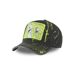 Tracker Kappe Herren Rick And Morty, Cap Herren, Straße, Atmungsaktiv, Schwarz, Einheitsgröße von [ X ] CAPSLAB