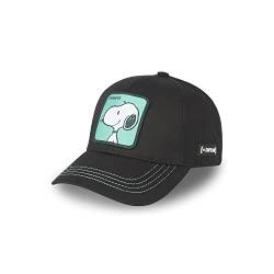 Cap Herren Peanuts, Tracker Kappe Herren, Nu, Hypoallergen, Schwarz/Blau/Weiß, Einheitsgröße von [ X ] Capslab