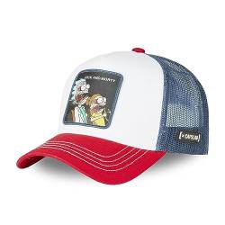 [ X ] Capslab Cap Herren & Damen Rick et Morty, Trucker Cap Original und verstellbar, weiß, Einheitsgröße von [ X ] Capslab