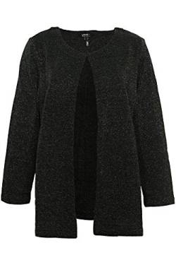 X-Two Yesta Jacke Cardigan Umhang Gehrock Strickjacke Damen Lagenlook Plusgröße, Farbe:schwarz, Damengrößen:44 von X-Two