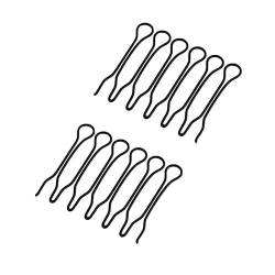 2 Stück U-förmige gewellte Kammclips Bobby Pins Hair Finishing Fixer Kammclips für Frauen Mädchen Salon Griffclip Haarnadeln Frisur Werkzeug Zubehör von XCSM