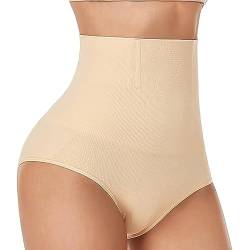 XDSP Damen Figurenformend Miederslip, Hohe Taille Slips, Shapewear Figurformender Slip Figurenformend Miederpants Bauch Weg Stark Formend Slip von XDSP