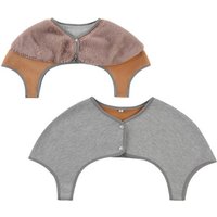 XDeer Bolero Schulterwärmer Ärmellose,Weste Winter Warm Schulterbandage Plüschfutter Schulterpolster Damen Herren,Schulterstütze Schulter von XDeer