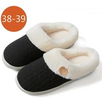 XDeer Plüsch Hausschuhe Winter Warm Gefüttert Pantoffeln rutschfeste Plüsch Hausschuhe Plüsch Slippers für Damen Herren von XDeer