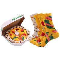 XDeer Thermosocken Wintersocken(3/4 Paar)Weihnachtssocken/Sushi Socken/Pizza Socken (Box, 4-Paar) Thermosocken Flauschige Weihnachtsgeschenke socken mit Geschenk Box von XDeer