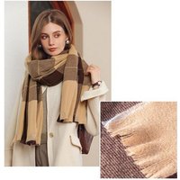 XDeer Wollschal Damen Schal,kuschelweich Karo,Winter Schal Poncho Qualität, Damen Halstuch Geschenk für Frauen in verschiedenen Farben von XDeer