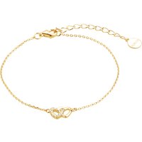 XENOX Damen Armband "XS3570G", 925er Silber, gold von XENOX