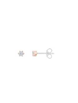 XENOX Ohrringe XS3516R Damen Ohrstecker Sterling-Silber 925 Rose Weiß Zirkonia von XENOX