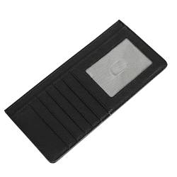 XEYOU Damen Slim RFID Blocking Kreditkartenetui Halter Brieftasche, Schwarz, 5 Cards, Modern von XEYOU