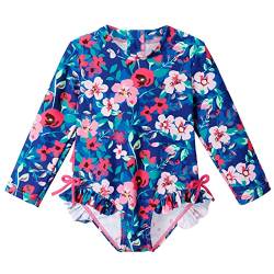 XFGIRLS UV-beständiger Badeanzug mit Langen Ärmeln für Mädchen von 0 Monaten bis 6 Jahren von XFGIRLS